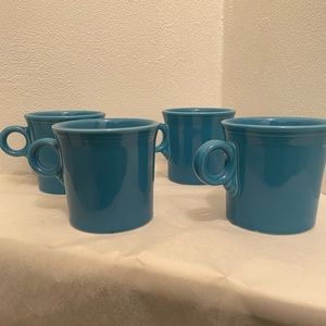 FIESTA - Vintage Peacock Mug Set of 4